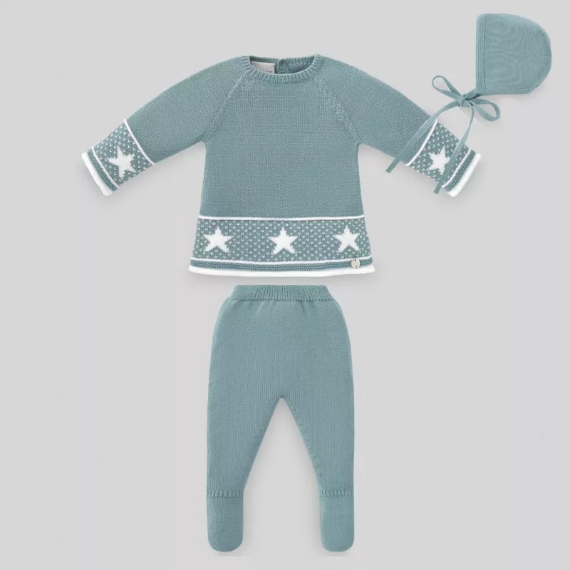 Conjunto Jubón, touca e leggings Paz Rodriguez Prenda OI 22-23