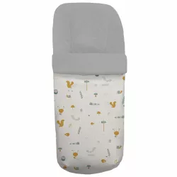 Saco recto polipiel silla gemelar y ligera Dydados Ardillas punto gris
