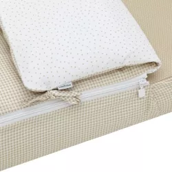 Berço co-leito Chicco Next2Me Forever com capa de edredão e enchimento