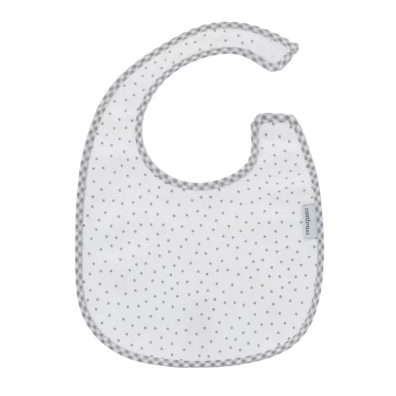 Babero Cuadrado Cambras con Velcro Vichy10