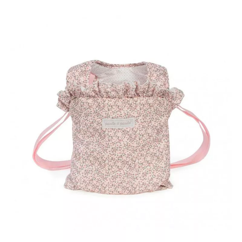 Mochila Portabebe La Nina Lili Flor Rosa