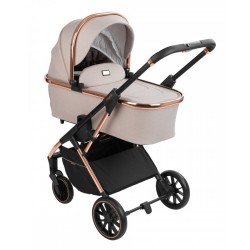 Cochecito Trio Kikka Boo Angele Beige Cromado