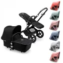 Carrinho de bebé duplo Bugaboo Fox Cub com capota ventilada