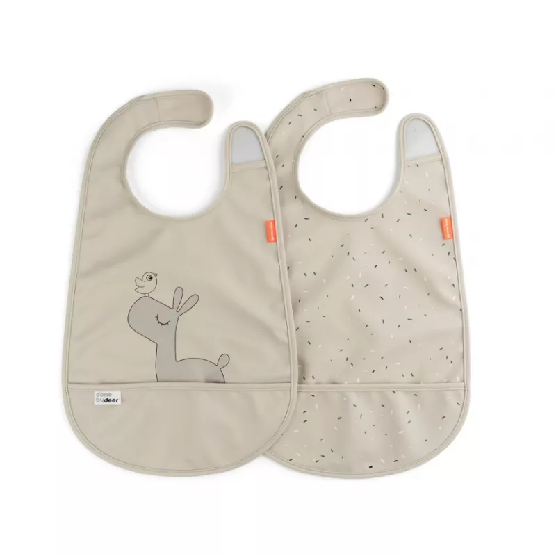 Babero con velcro Done By Deer Friends