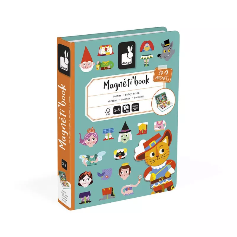 Puzzle Janod MAGNETI'BOOK CUENTOS 30 IMANES