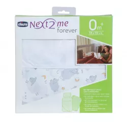 Set 3 piezas Chicco sábanas + funda edredón Grey Sheep para cunas N2M Forever | Crioh.com