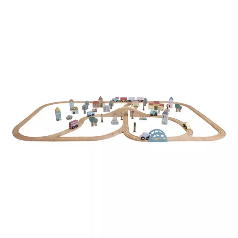 Ciudad sistema de trenes Little Dutch