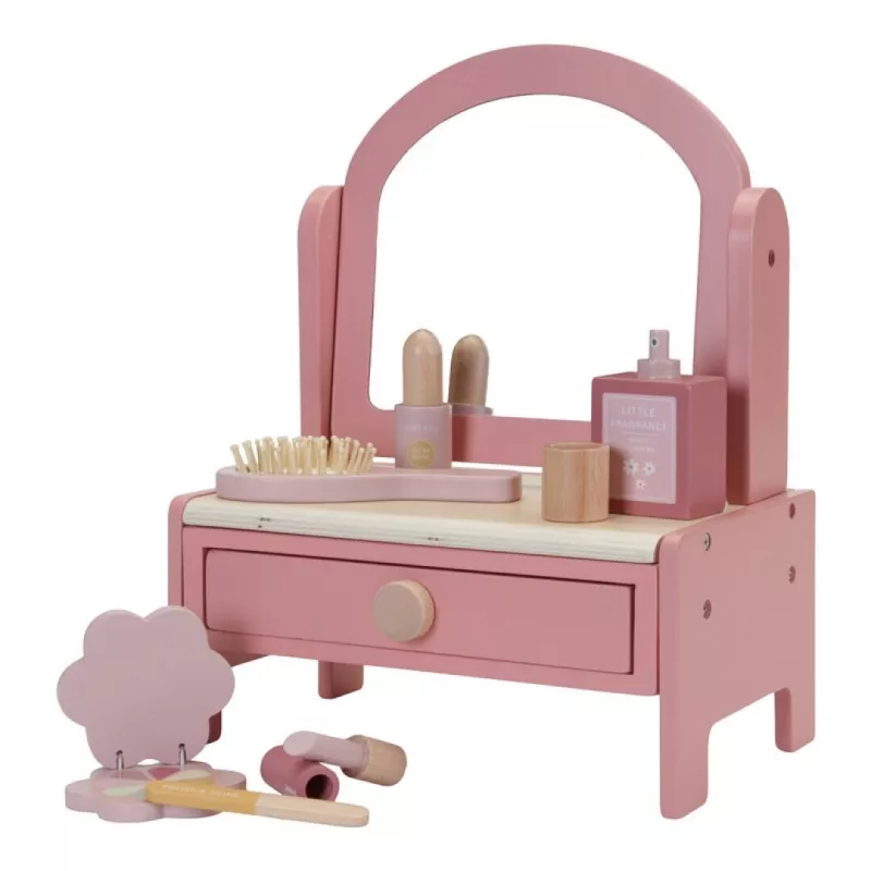 Toucador com conjunto de maquilhagem Little Dutch
