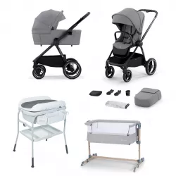 Pack Regalo Cochecito Duo Kinderkraft NEA 2 en 1 con bañera y minicuna