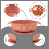 Serviço de mesa em silicone 15-24 meses Babymoov LEARN'ISY