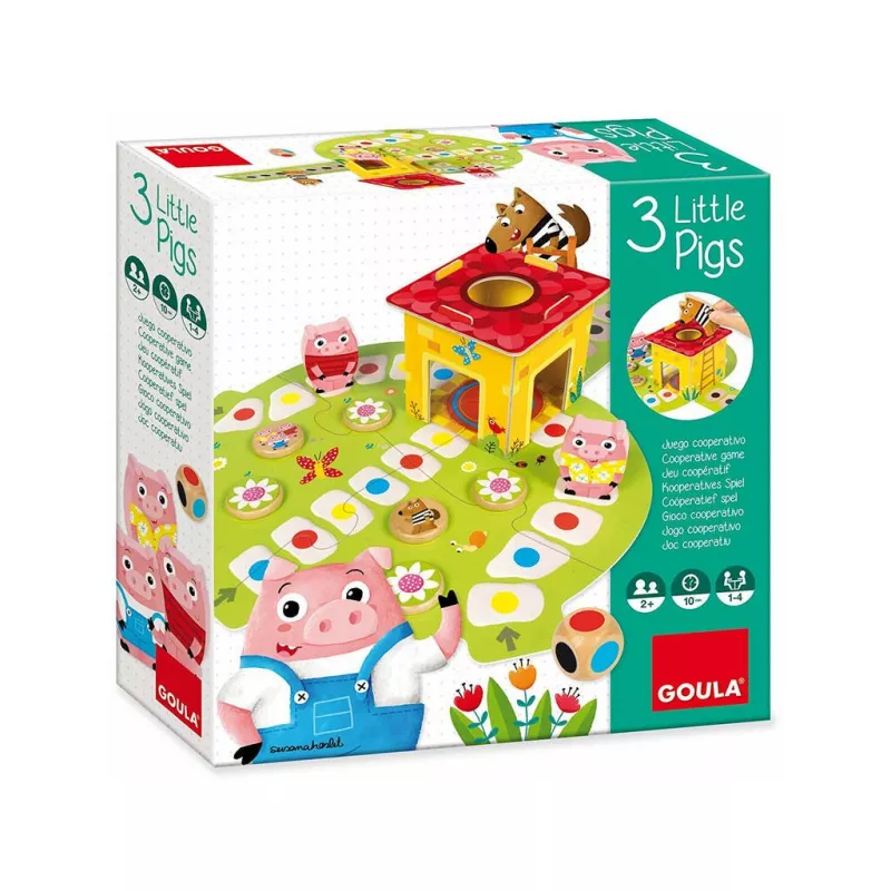 Juego Cooperativo Goula Los 3 Cerditos