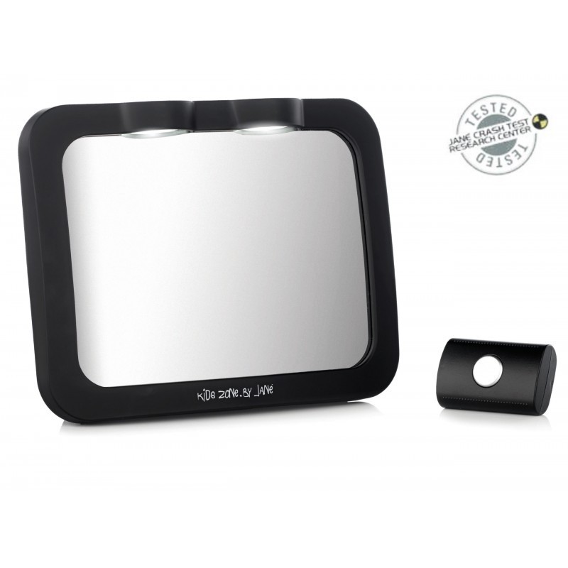 Maxi Espejo de seguridad ajustable 360º con luz led y mando