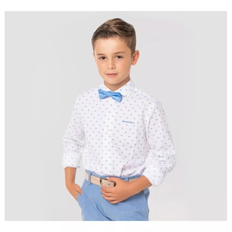 Camisa Spagnolo cutaway pop. estampado 4099