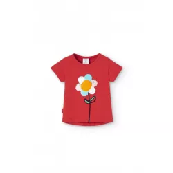 T-shirt Boboli tricotada Flor