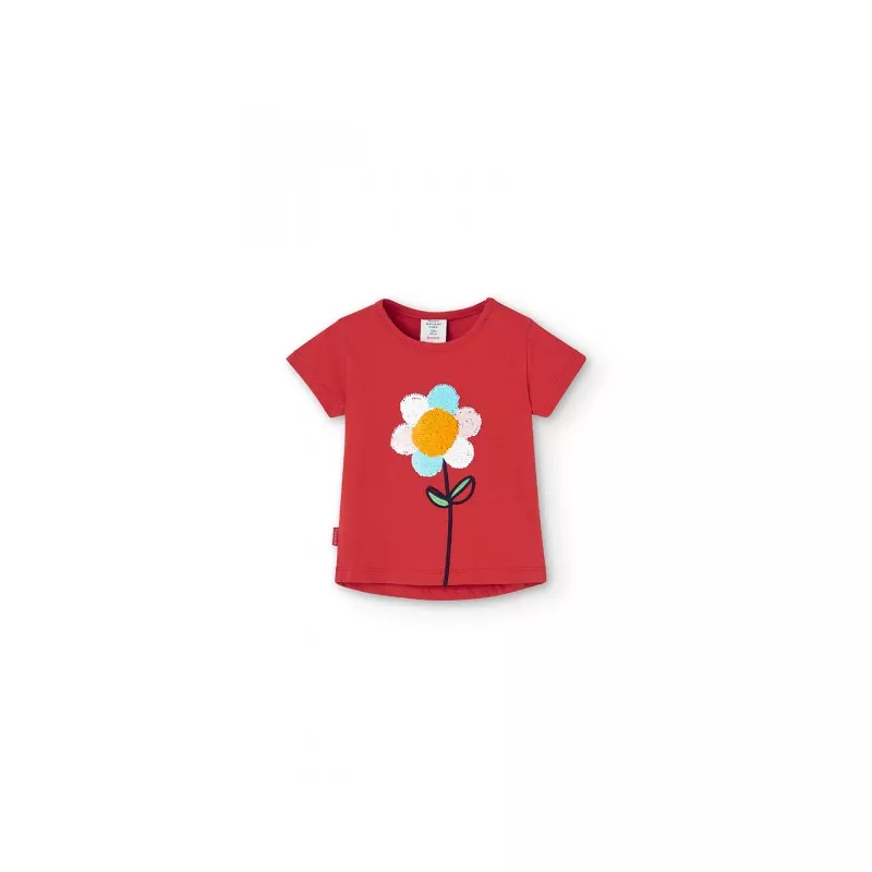 T-shirt Boboli tricotada Flor