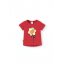 T-shirt Boboli tricotada Flor