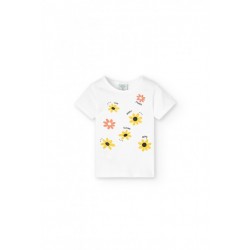 Camiseta Boboli punto flores