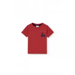 T-shirt Boboli malha estampada