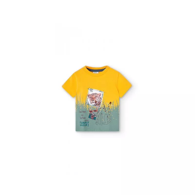 T-shirt Boboli malha safari