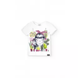T-shirt Boboli malha canelada