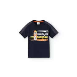 T-shirt Boboli skate de malha