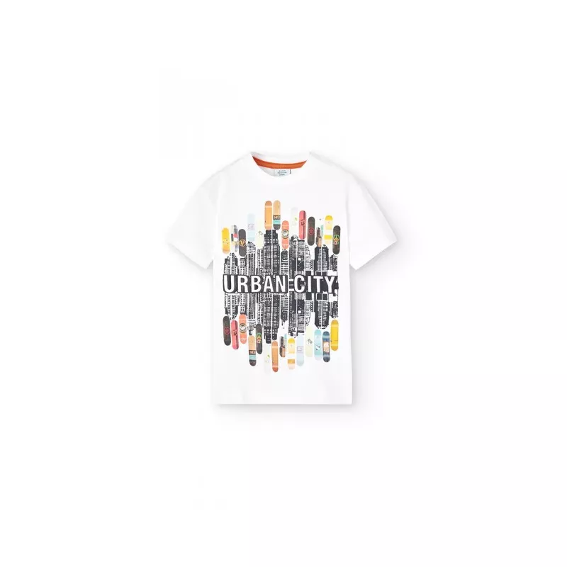 Camiseta Boboli punto estampada