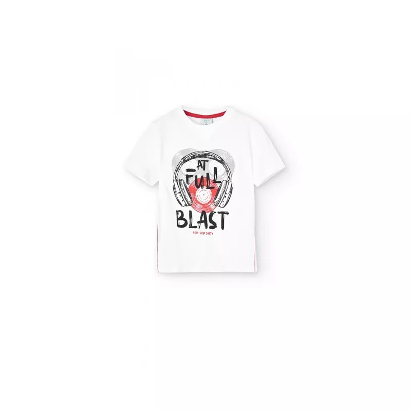 Camiseta Boboli punto manga corta