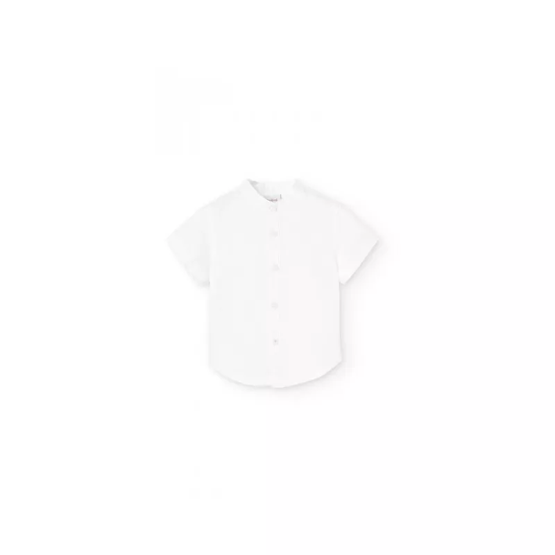 Camisa Boboli lino manga corta