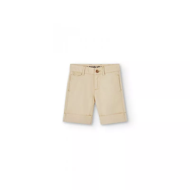 Bermudas Boboli satén elástico