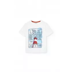 T-shirt Boboli malha de verão