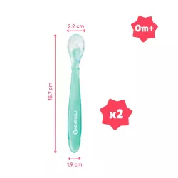 Juego 2 cucharas Babymoov de silicona