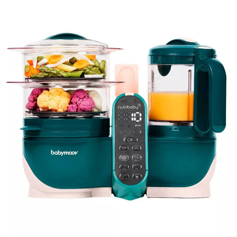 Processador de alimentos Babymoov Misturador e vaporizador Nutribaby (+)