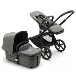 Cochecito DUO Bugaboo Fox 5 Negro Verde Bosque