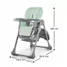 Trona multiposicion Kinderkraft TASTEE con ruedas