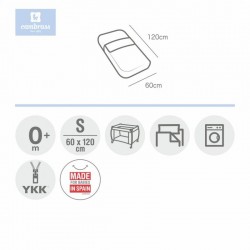 Saco Cuna Cambrass Greeny 60x120cm