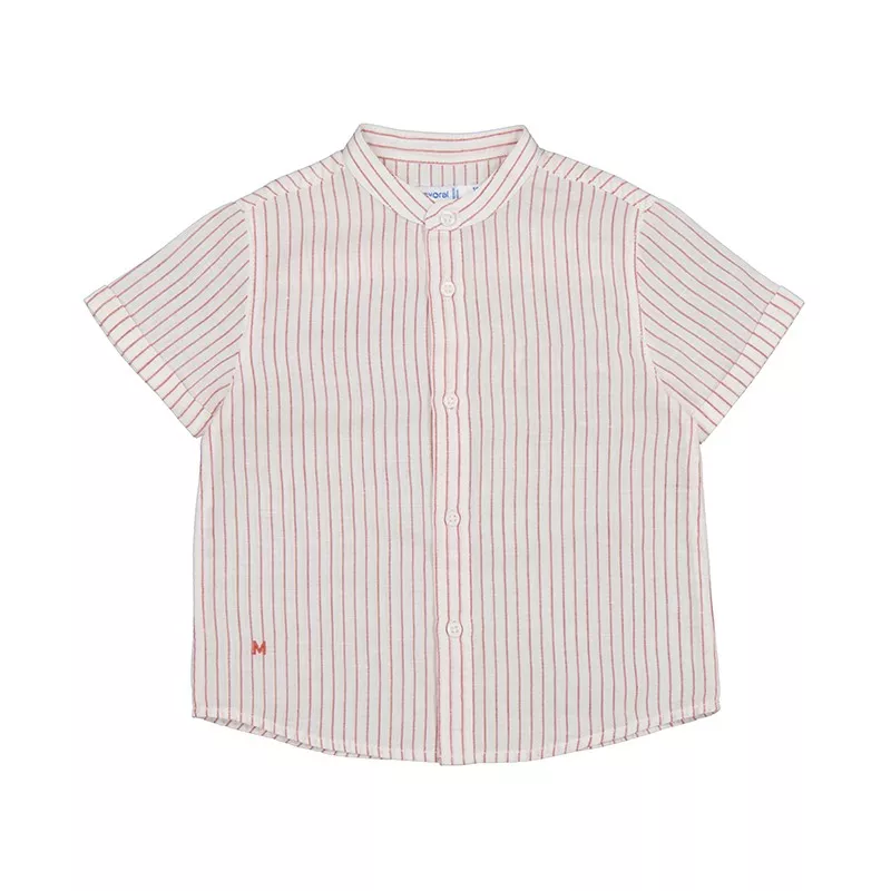 Camisa Mayoral manga corta cuello mao lino