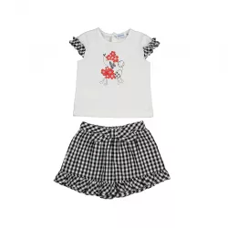 Conjunto Mayoral Bermudas vichy