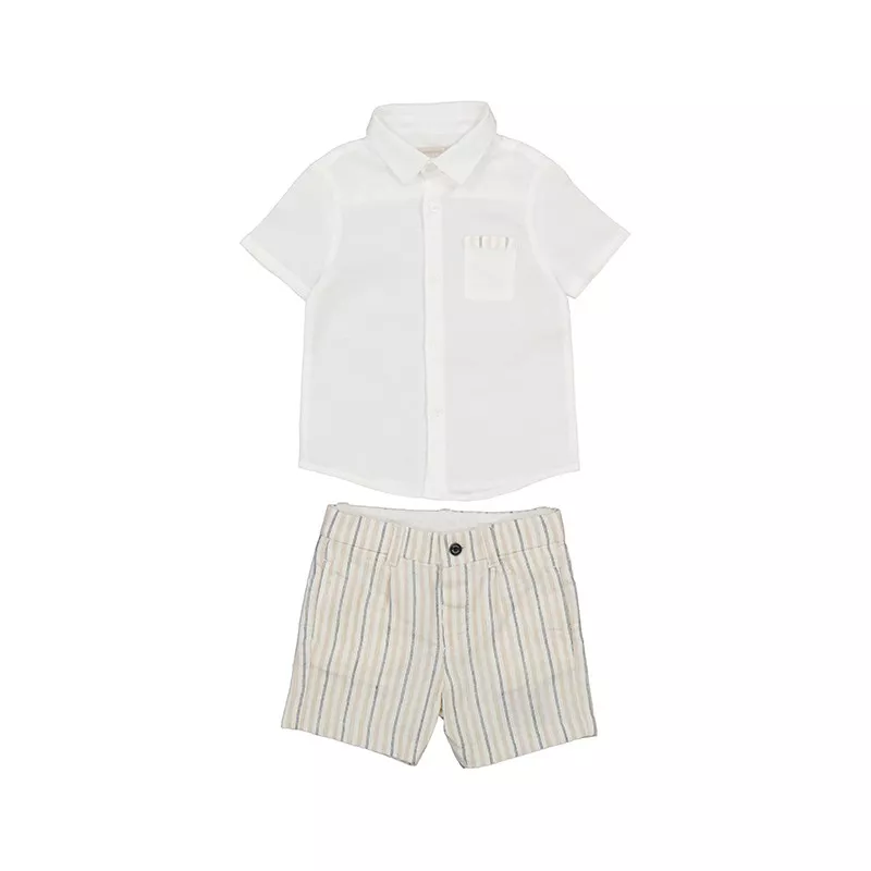Conjunto Mayoral Bermuda lino vestir