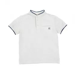 Camisa pólo Mayoral gola de manga curta mao