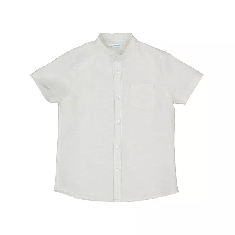 CAMISA MANGA CORTA CUELLO MAO NIÑO - MAYORAL