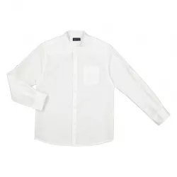 Camisa simples Mayoral manga comprida gola mao