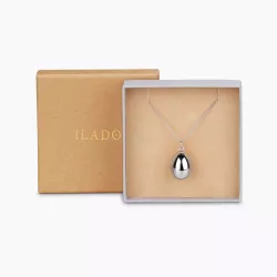 Colgante de Maternidad Ilado Ova Plata con cadena
