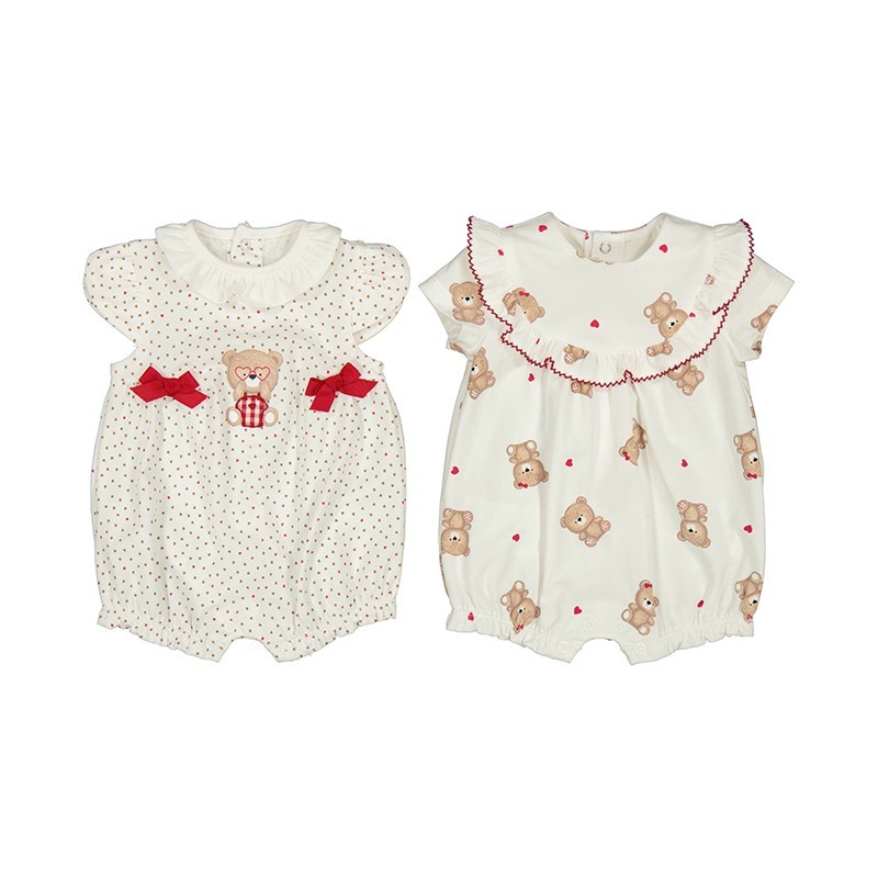 Conjunto Mayoral 2 macacões curtos