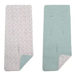 Almofada de colchão reversível Dydados Vichy Flowers