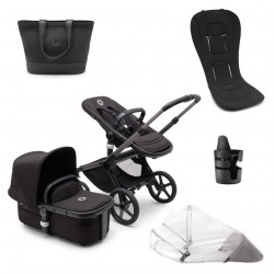 PACK VERANO Cochecito DUO Bugaboo Fox 5 Grafito Negro Medianoche