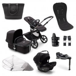 PACK COMPLETO VERANO Cochecito Bugaboo Fox 5 Grafito Negro Medianoche