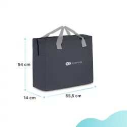 Pack Presente Duo Kinderkraft NEA 2 em 1 com minicama Movi e berço Mimi