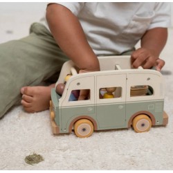 Furgoneta Retro y Muñeco Encajables Little Dutch