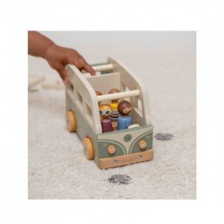 Furgoneta Retro y Muñeco Encajables Little Dutch
