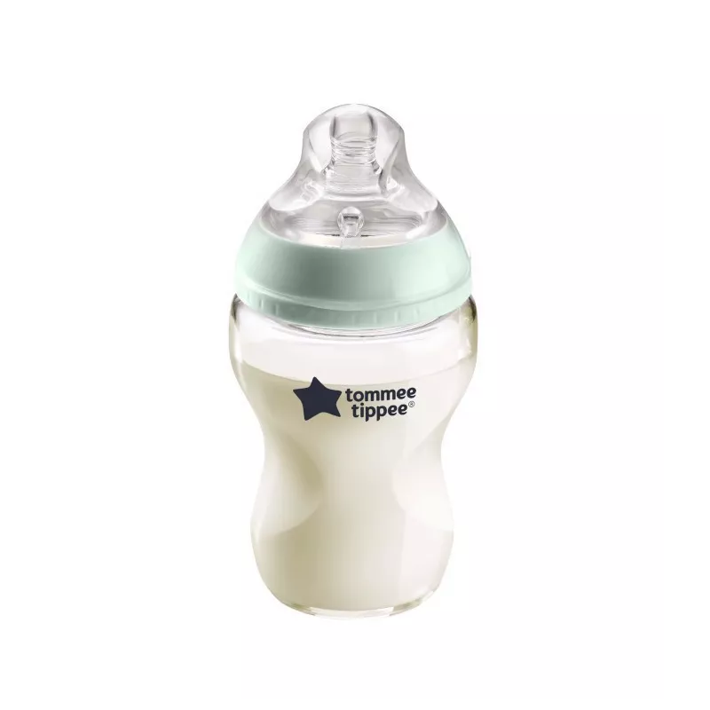 Biberón Cristal Tommee Tippee Valvula Anticólico 250 ml